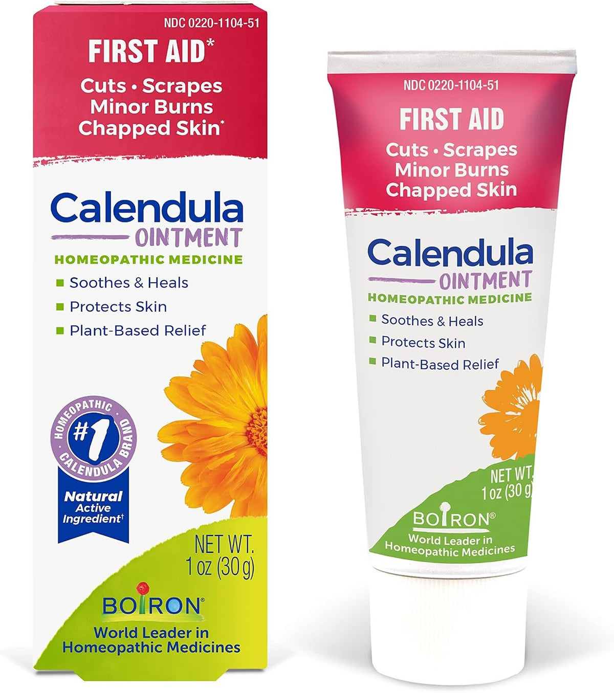 Boiron Calendula Ointment for Relief from Minor Burns, Cuts, Scrapes, and Insect Bites - 1 Oz | For Minor Burns, Cuts, Scrapes, and Insect Bites. Size: 1 oz.