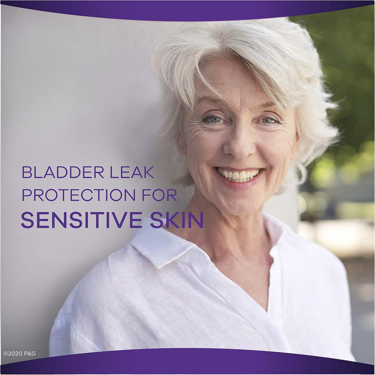 Always Discreet Incontinence Pads for Sensitive Skin, 0% Dyes & Fragrances, Small, 20 Pack