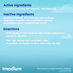 Imodium A-D Diarrhea Relief Caplets, 2mg Loperamide Hydrochloride, 24 Ct | Help Control Symptoms of Diarrhea, Due to Acute Traveler's Diarrhea, for Kids 6+ and Adults