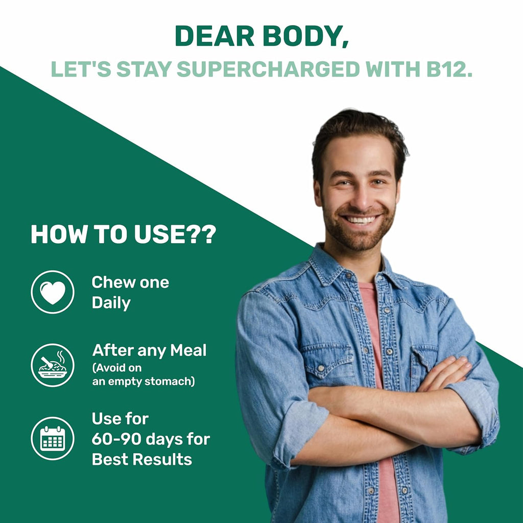 Mypro Sport Nutrition Plant Based Vitamin B12 Gummies | With Moringa, Amla Spirulina With 9 Herbals Extract |Nervous System Support | Boosts Energy | for Men & Women Strawberry Flavour (30 count (Pack of 1))