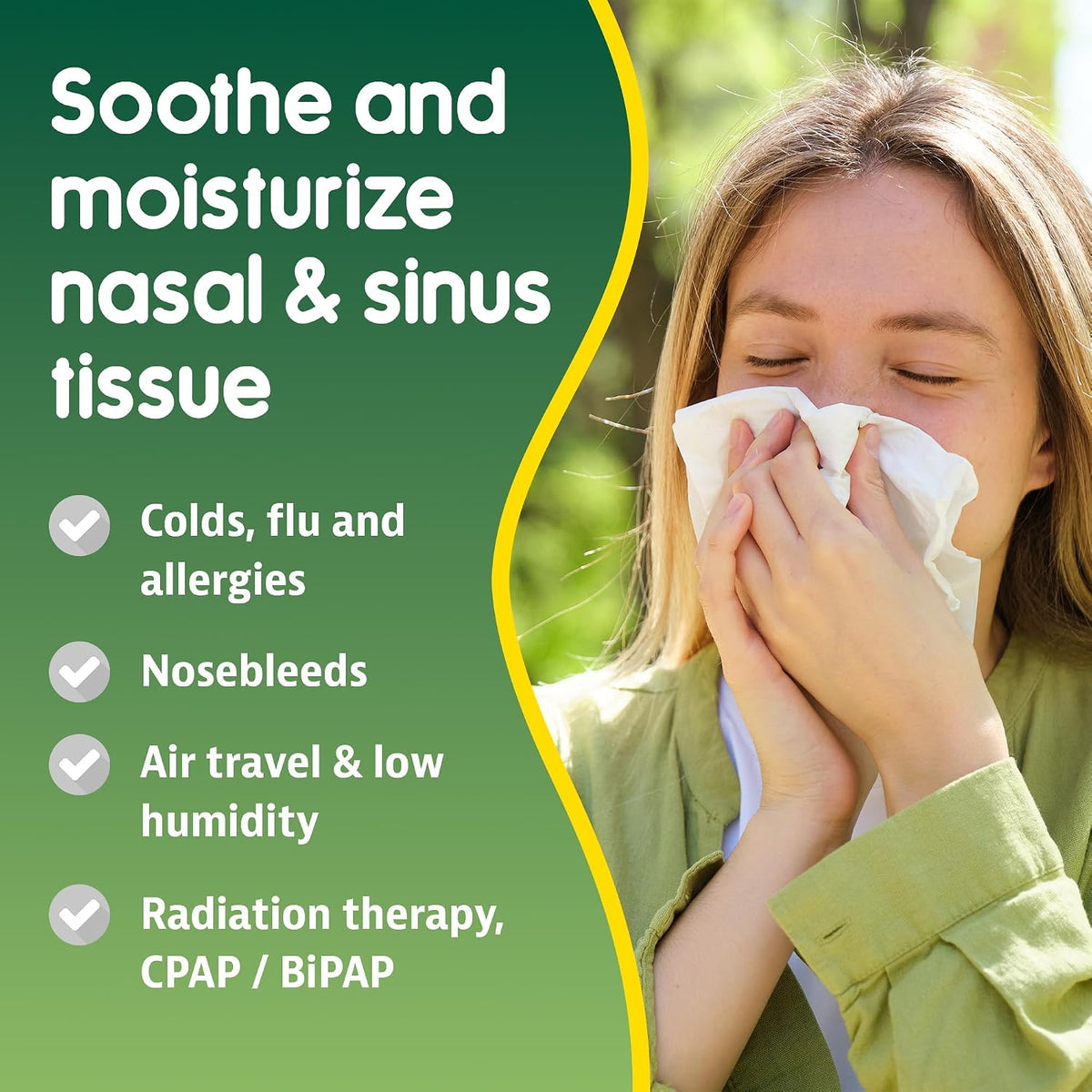 Ayr Saline Nasal Gel No-drip Sinus Spray With Soothing Aloe Vera, 0.75 Fl Oz Spray Bottle, (Pack of 1)