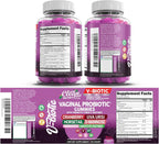 Vaginal Probiotic Gummies For Women | Prebiotics Cranberry D-Mannose Uva-Ursi Digestive Enzymes | Vaginal Health Supplement pH Balance to Promote Healthy Vaginal Odor & Flora Cranberries Gummy Vitamin