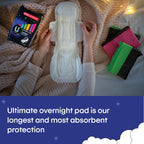 U BY KOTEX Extra Overnight Ultimate Pads with Wings 24 Count (4 x 12 Pack)