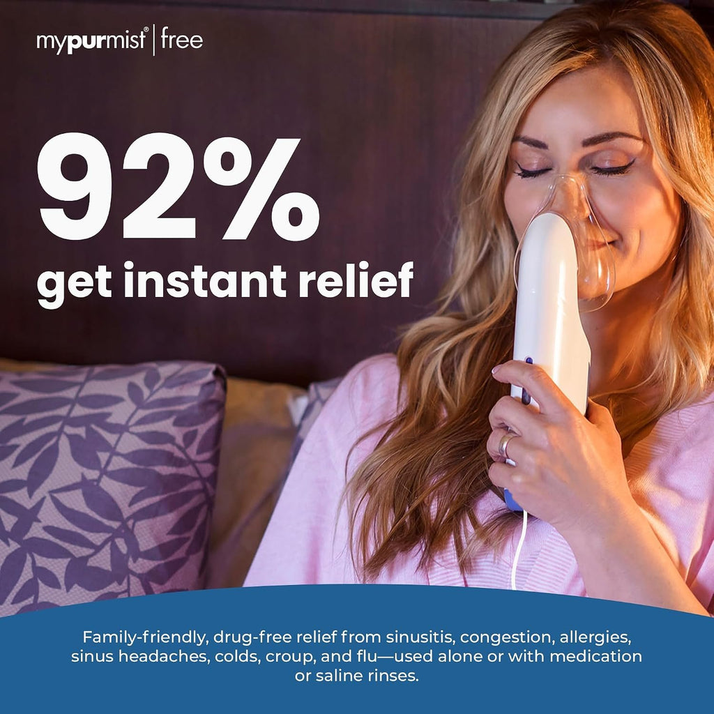 Mypurmist Free Cordless Steam & Sinus Inhaler Premium Kit