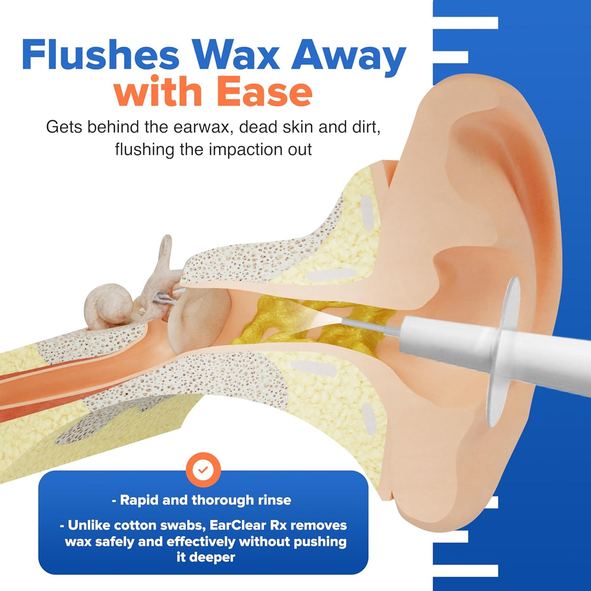 Flexible Tip Ear Cleaning Kit for Adults & Kids, Ear Wax Removal, 6-Piece