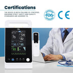 VivaDiagnostic Omni Portable Vital Signs Monitor, Monitor de Signos Vitales para Humanos with Thermometer