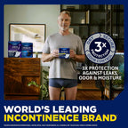 Tena Men Overnight Guards, Incontinence Pads for Men, 30 ct | Engineered to fit the male anatomy, these discreet, cup-shaped male guards help manage heavier bladder leaks, odor & wetness