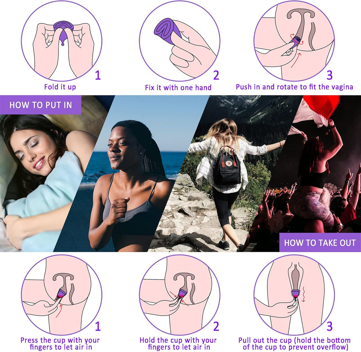 Menstrual Care Silicone Reusable