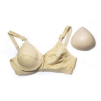 Post-Surgical Cancer Hosiery Cotton Bra with Pockets for Women (Mastectomy)