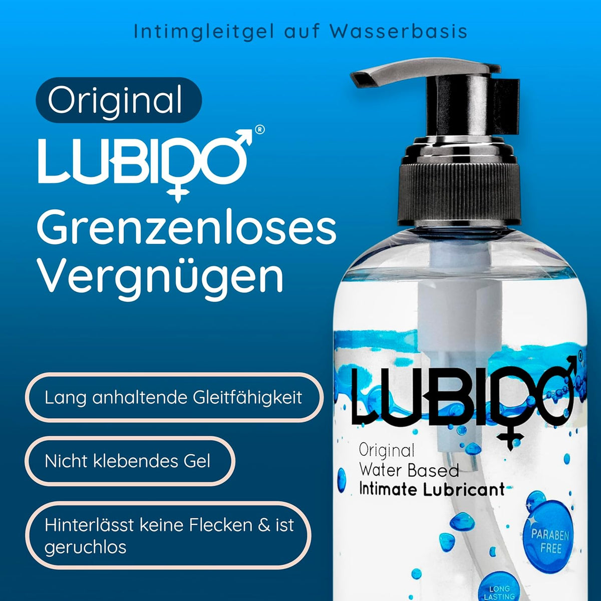 Lubido Personal Lubricants Water-Based 250 ml