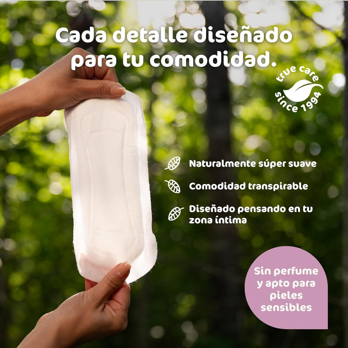 Naty Normal Pads without Wings | 100% Certified Organic Cotton in Contact with Skin | Certified Safe | Unscented, 0% Conventional Plastic | Absorbent Protection | 14 Count