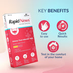 UTI Home Detection Test Kit By Mankind| Easy-to-Use Urine Infection Detection Test | Result in 5 Mins | Track Leukocytes, Nitrites