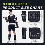 Ankle Wrist Weights 5lb/10lb/15lb/20lb/25lb/30lb Adjustable Leg Arm Weights for Men Walking Pilates Exercise Workout Gym Aerobics