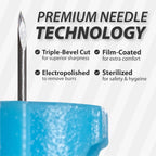 EasyTouch Twist Lancets - 30 G, (100 per Box) | Sterile Single-Use Lancets, Triple-Bevel Design, Multiple Gauge Options, Fits Most Lancing Devices