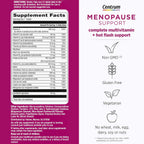 Centrum Complete Multivitamin Supplement, 30 Count | Hot Flash Support Menopause Support Tablets, with Clinically Studied geniVida, Gluten Free, Non-GMO Ingredients