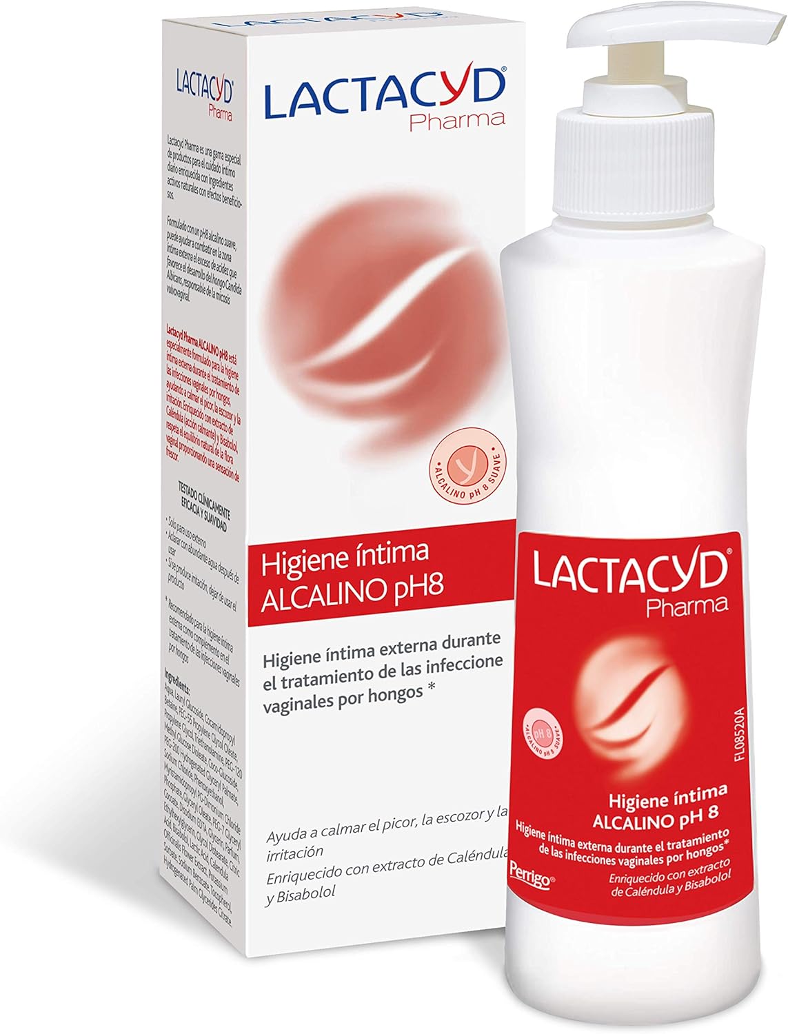 Lactacyd Alkaline Ph 8 Intimate External Hygiene During Treatment of Vaginal Fungal Infections 250 ml
