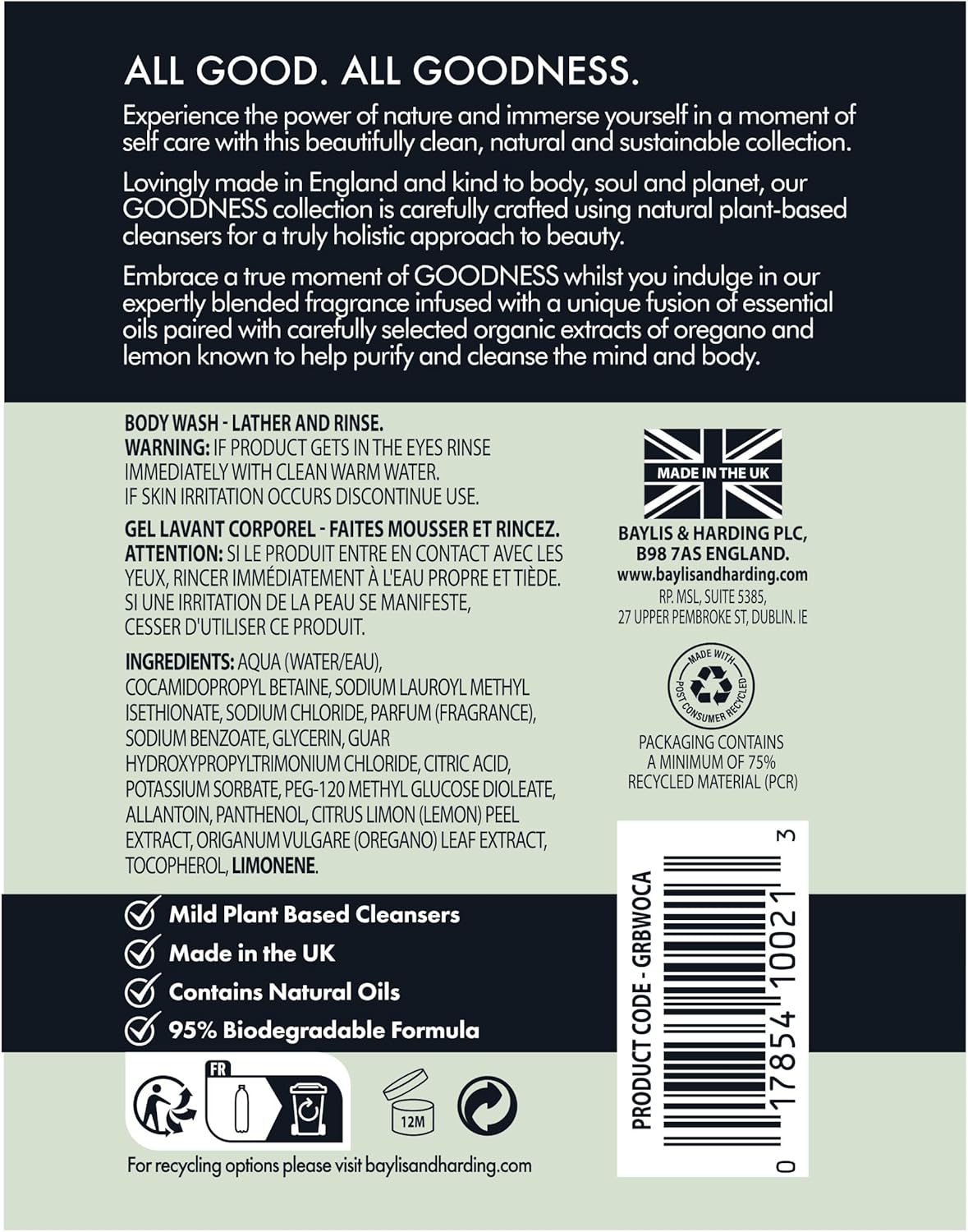 Cleansers and Washes 500 ml