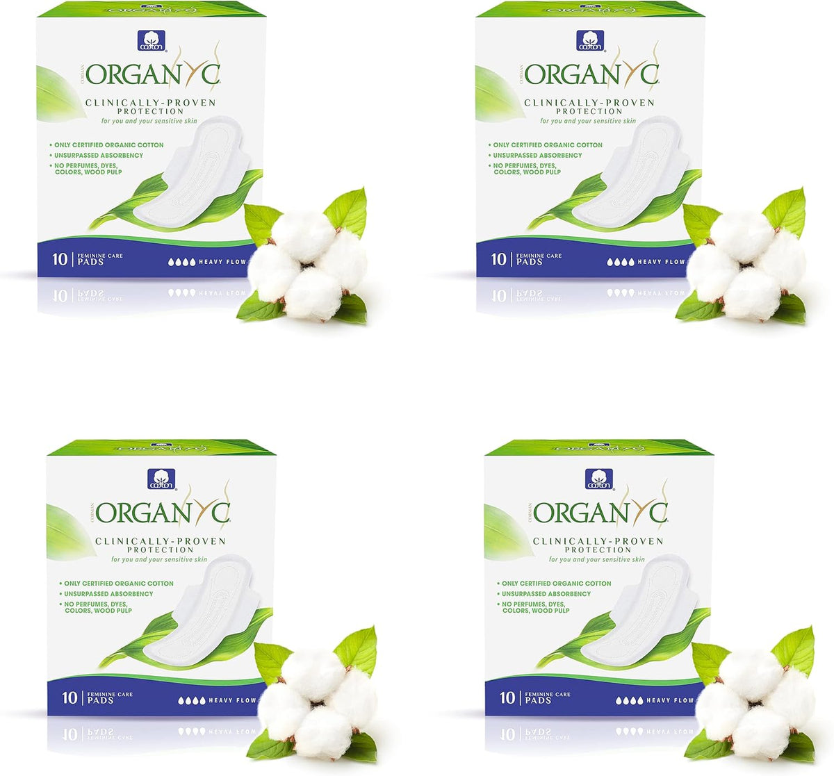 Organyc Sanitary Pads Organic Overnight