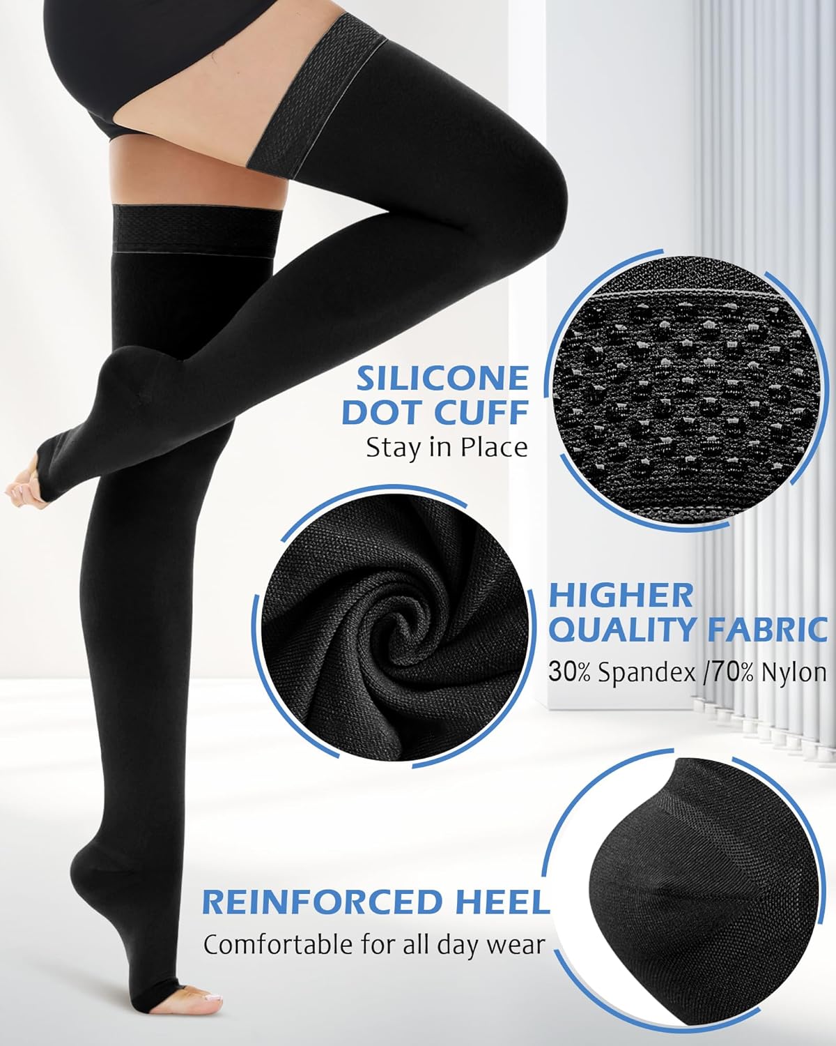 Ailaka Compression Socks Silicone 30 mm