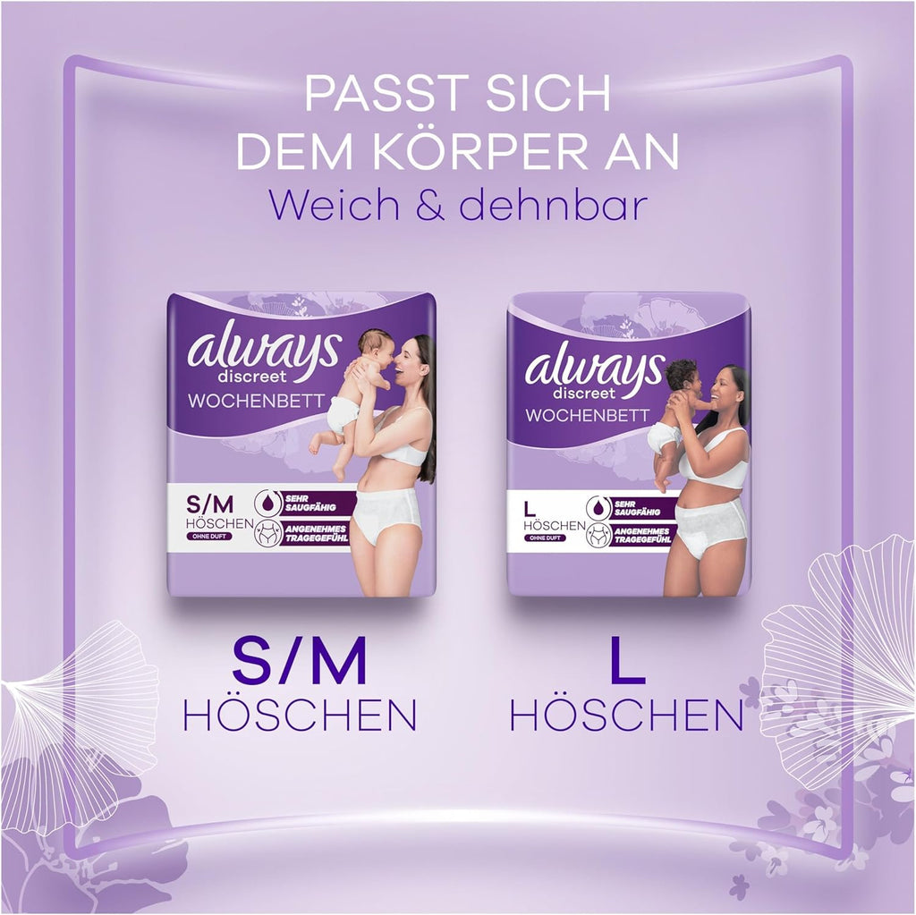 Always Underwear Postpartum
