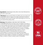 O Positiv URO Boric Acid Vaginal Suppository – with Lactic Acid, and Aloe for Fast Relief and Vaginal Odor Control – Vegan, Free from Parabens, Dyes, and Fragrances – 12 Count (Pack of 1)