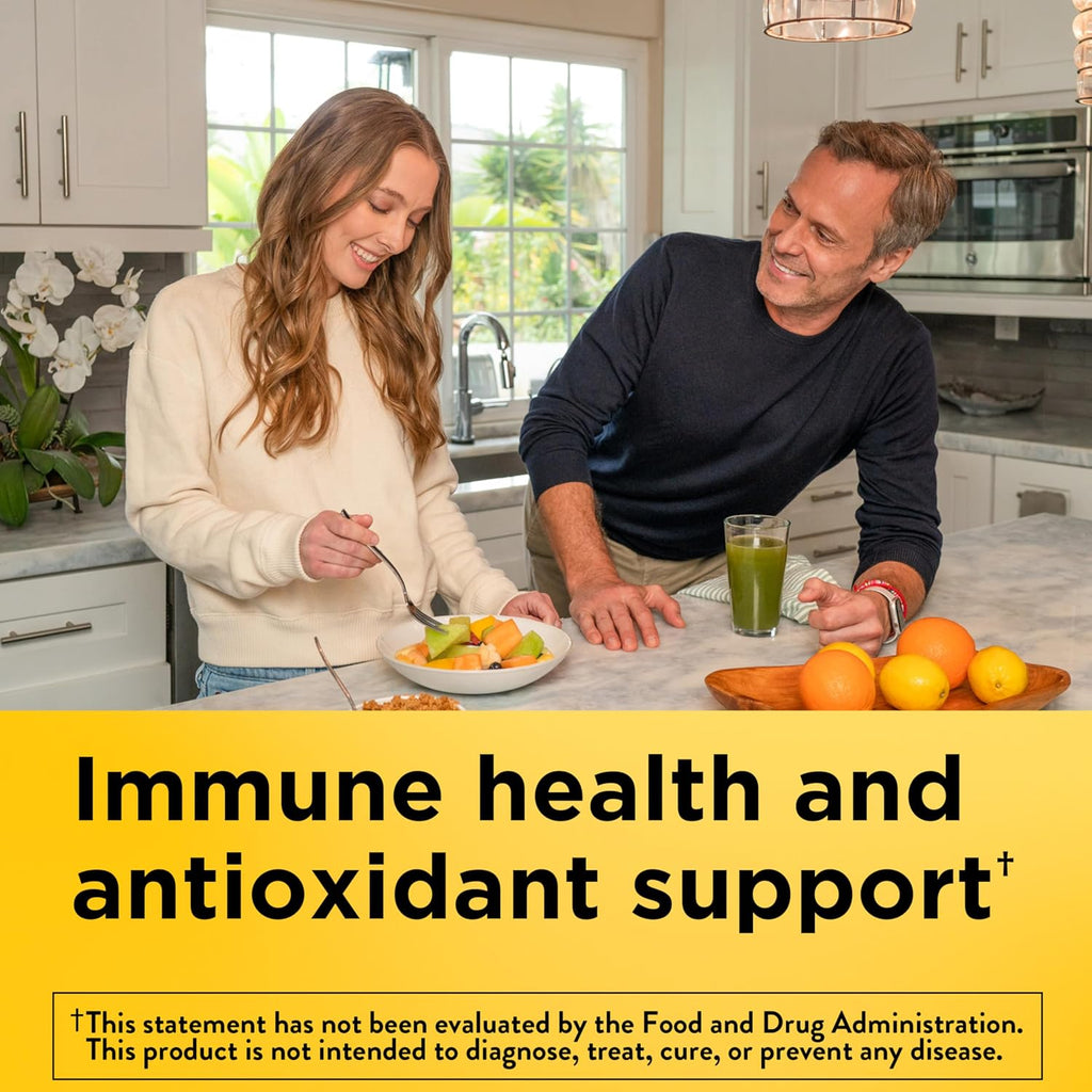 Nature Made Extra Strength Vitamin C 1000 mg Tablets, 100 Count | Adult Vitamin C Tablets for Immune Support and Antioxidant Support, 100 Day Supply