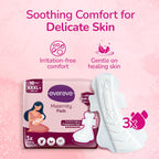 Evereve Maternity Pads XXXL+ 420mm, Widest Leakproof Coverage, 3X Absorbency, Comfort & Hygiene, Soft & Irritation-Free, Postpartum Pads for After Birth Recovery, Extreme Flow Protection, Pack of 10