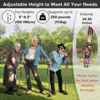 Floral Canes for Women Folding Cane for Stability with Non-Slip Base, Adjustable Walking Cane for Seniors - Lightweight Collapsible Walking Sticks with T & Offset Handle