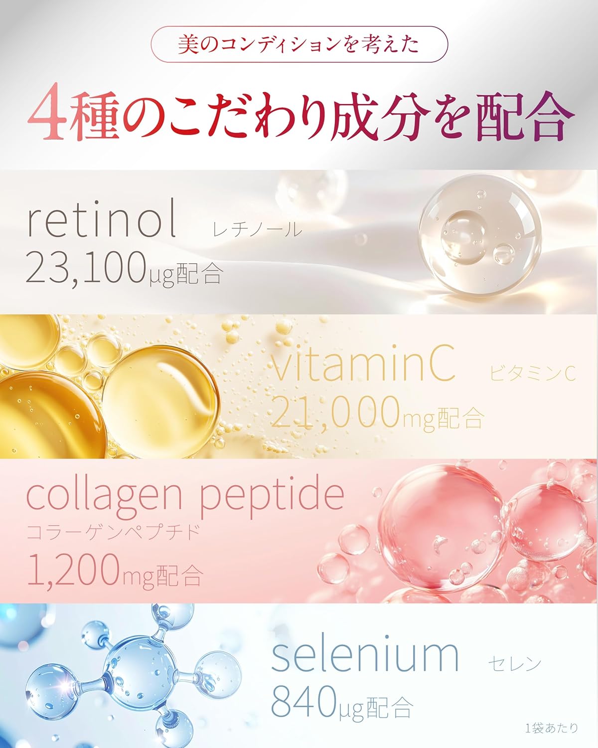 Dietary Supplements Made in Japan 30 days supply