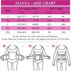 YIANNA Girdle Reductora Mujer Abdominal Lumbar Fajas Reductoras Abdomen Adjustable for Sport Fitness Postpartum