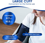 Upper Arm Blood Pressure Monitor for Home Use, FDA-Cleared FSA&HSA Eligible