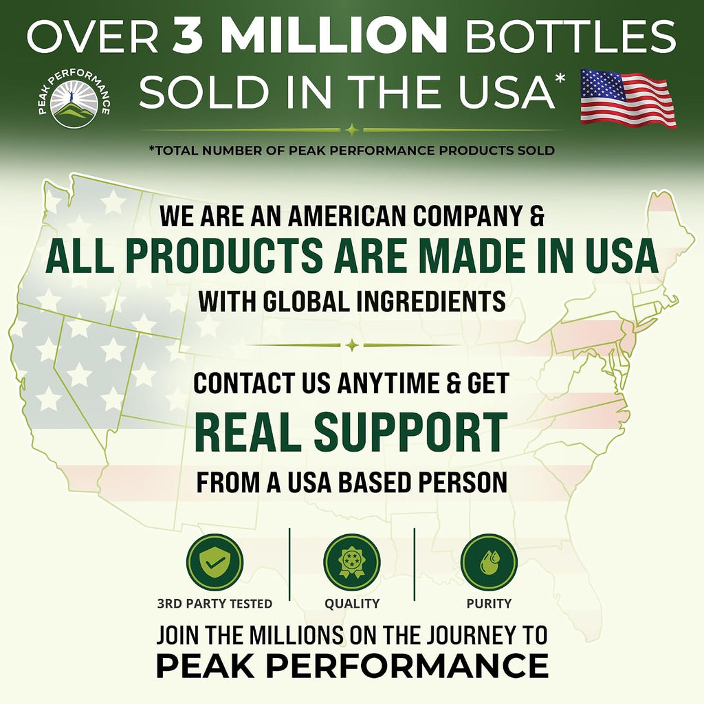 Peak Performance Raw Whole Food Vitamin C Capsules from Acerola Cherry