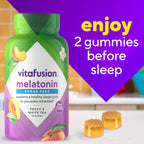 Vitafusion Melatonin Gummies Sugar Free | 3mg Per 2 Gummies| 140 Count