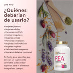 Life Pro Vitex Agnus Castus REA, Feminine Supplement with Magnesium and Saffron for Hormone Balance, Emotional Wellness and Premenstrual Symptom Relief, European Vegan Quality with 120 Capsules