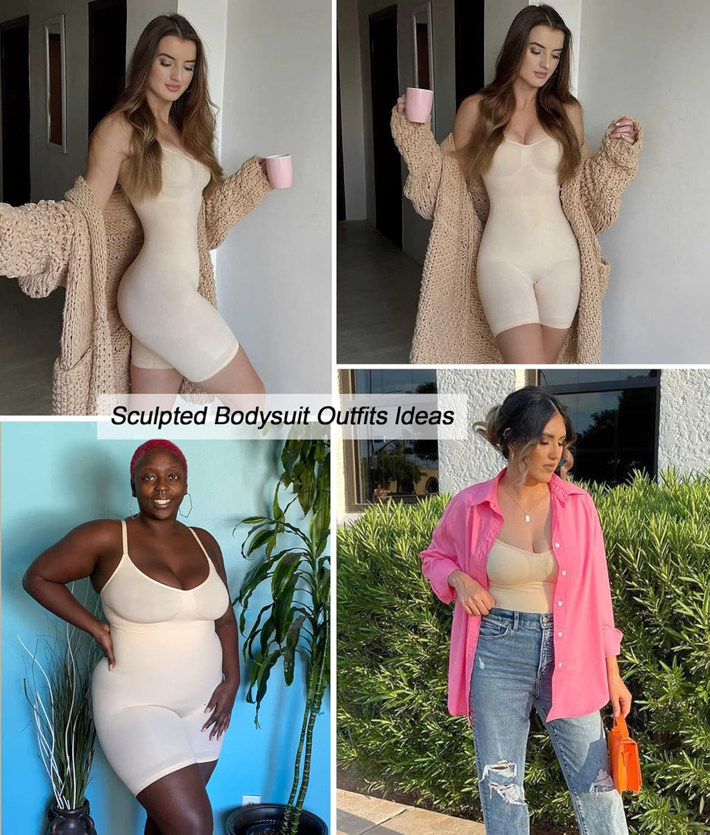 SHAPERX Bodies Moldeadores Reductora Mujer Shapewear Adelgazante Body Shaper Control de Abdomen Bodysuit Posparto