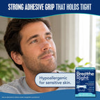 Breathe Right Nasal Strips, Relieves Nasal Congestion, Large, Clear, 30 ct