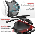 Recumbent Exercise Bike for Home, Stationary Bike with Arm Exerciser