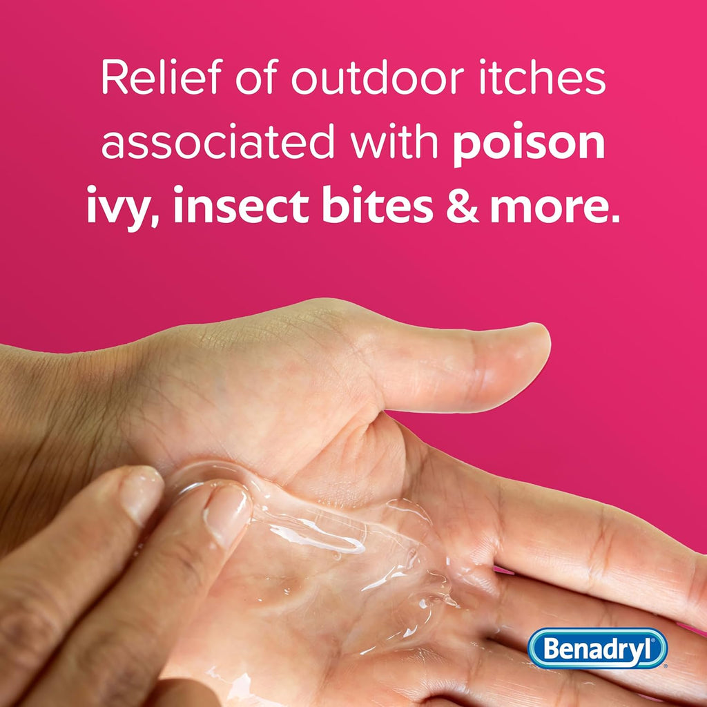 Benadryl Itch Relief Gel Extra Strength, 2% Diphenhydramine HCl, 3.5 fl. Oz