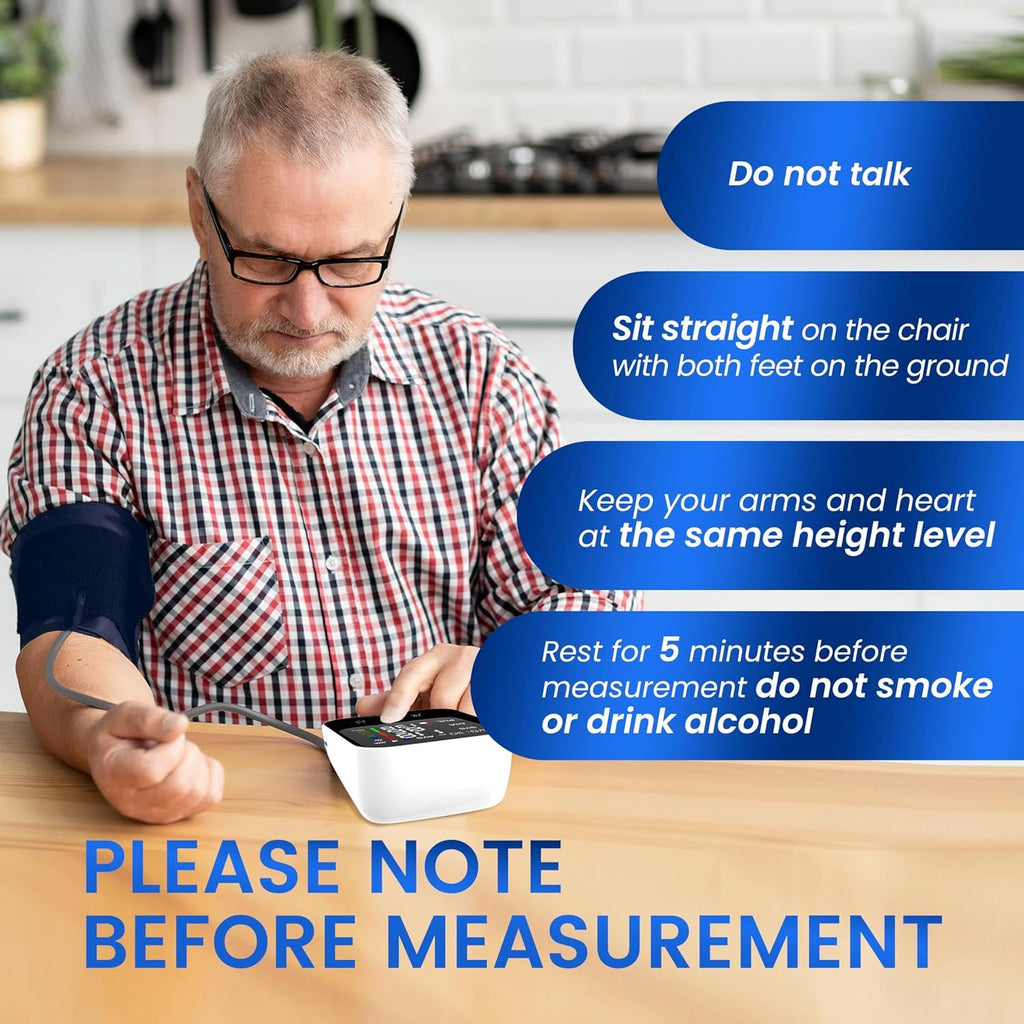 Upper Arm Blood Pressure Monitor for Home Use, FDA-Cleared FSA&HSA Eligible