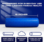 MELT Method 18 Inch Travel Soft Foam Roller- Half the Length of The MELT Full Body Roller
