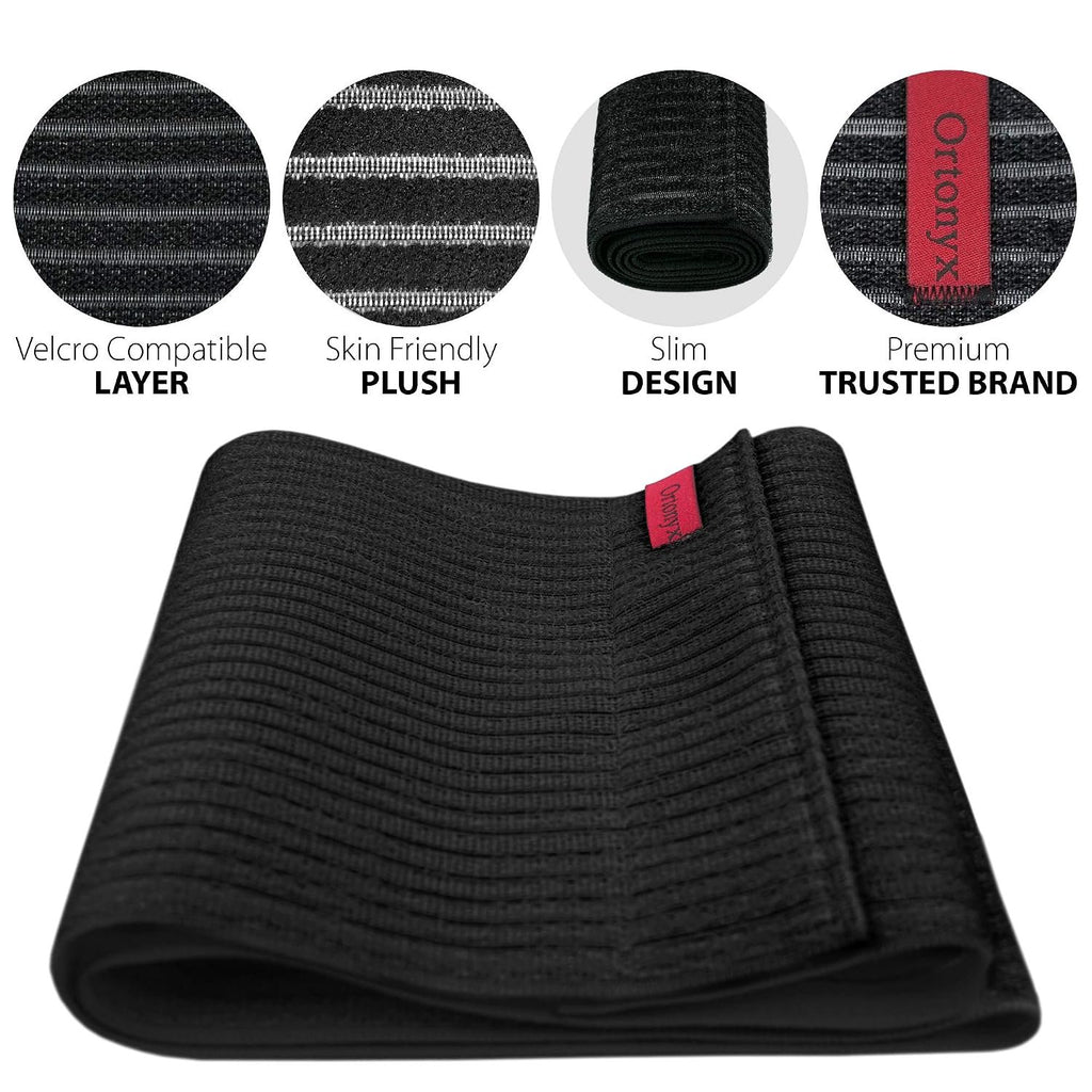 ORTONYX Abdominal Binder for Women & Men. 10" Wide Belly Compression Wrap