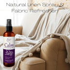 Brookethorne Naturals Calm Aromatherapy Mist | Lavender Pillow Spray 4oz | Lavender & Chamomile Essential Oil room, linen & bed spray | Calming scent for Relaxation & Sleep | Paraben-free, made in USA