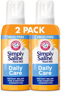 ARM & Hammer Simply Saline Daily Care Nasal Spray, [4.5 oz/Pack of 2] | Saline Nasal Spray, Drug-Free