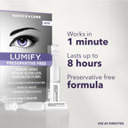 Lumify Preservative Free Eye Drops Redness Relief, Sensitive Eyes, 20 Vials