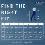 JOBST Relief 20-30 mmHg Thigh High Compression Stockings with Silicone Band, Open Toe