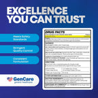 GenCare Mucus Relief Guaifenesin 600mg Extended-Release, 100 Ct | Compares to Mucinex; 12-hour expectorant relief for chest congestion & cough, thins and loosens mucus fast