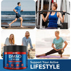 5Kind DMSO Cream for Pain Relief 4 fl oz Topical Muscle & Joint Pain Relief