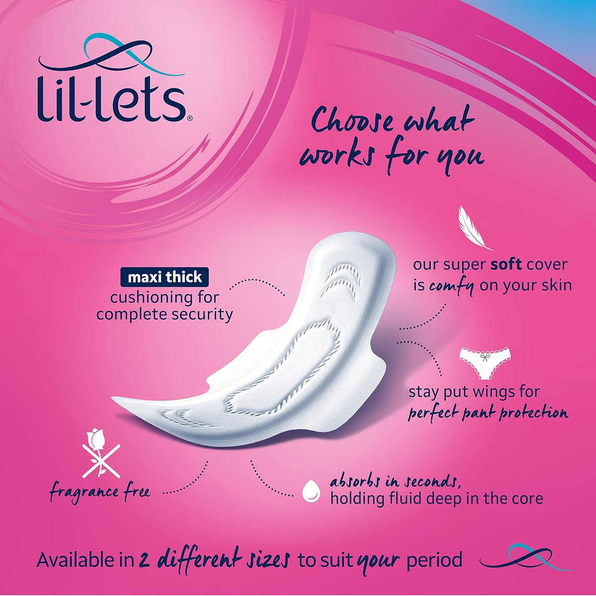 Sanitary Pads With Wings