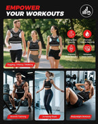 BAGAIL Adjustable Weighted Vest for Women 4-10lb/12-18lb/20-32lb, Comfortable U-Neck Rucking Vest with 6 Removable Weights, Storage Pocket and Reflective Strips for Walking, Jogging, Weight Loss