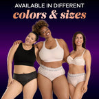 Always Discreet Boutique Incontinence and Postpartum Underwear for Women, Maximum Protection, Large, Black, 10 Count